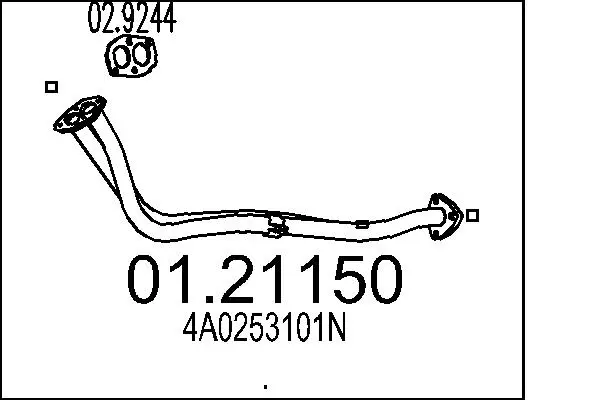 изпускателна тръба MTS                 