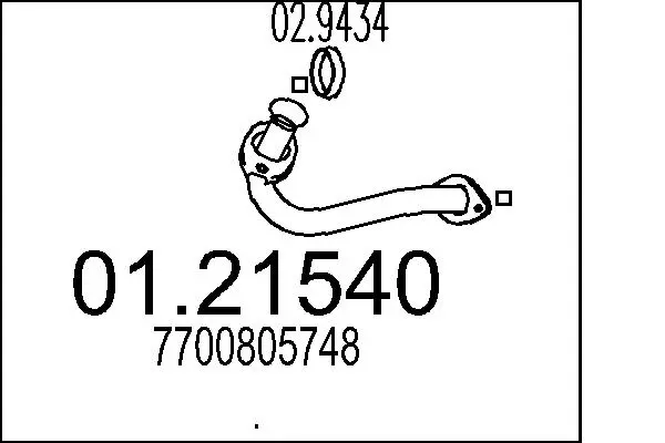 изпускателна тръба MTS                 