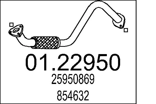 изпускателна тръба MTS                 