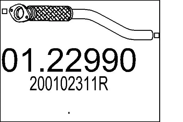 изпускателна тръба MTS                 