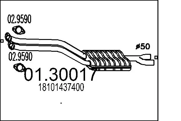 предно гърне MTS                 
