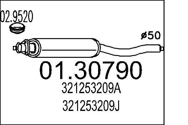предно гърне MTS                 