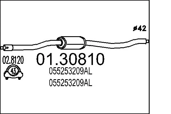 предно гърне MTS                 