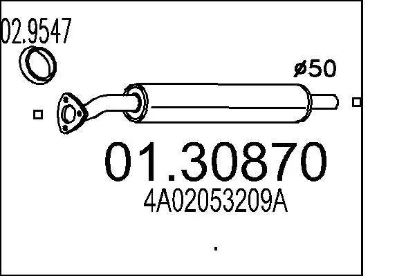 предно гърне MTS                 