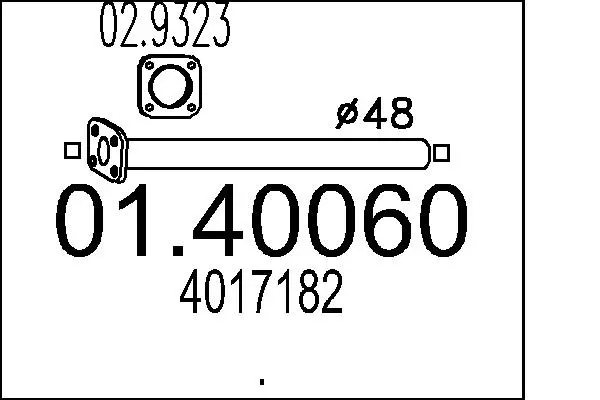 изпускателна тръба MTS                 