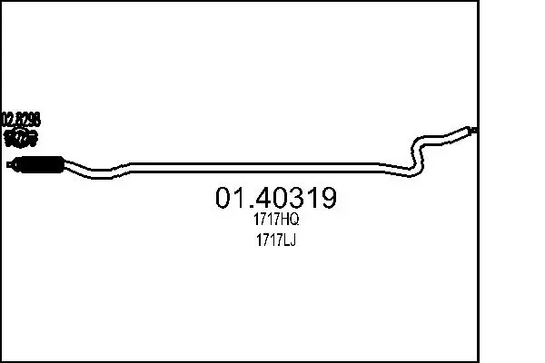 изпускателна тръба MTS                 