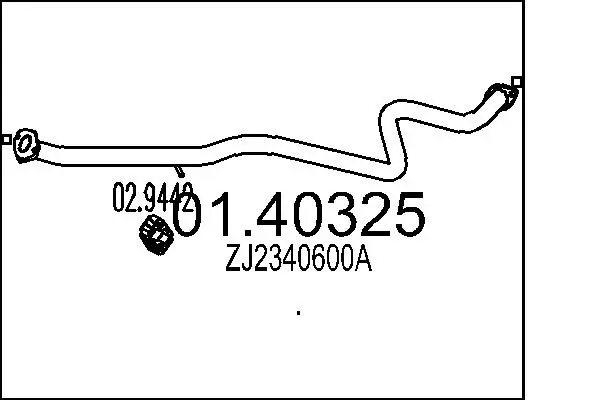 изпускателна тръба MTS                 