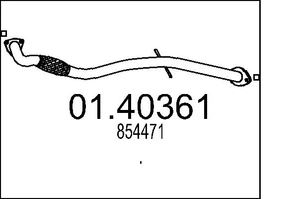 изпускателна тръба MTS                 