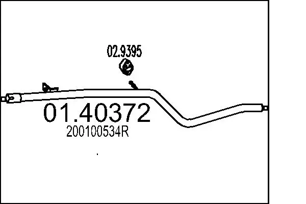 изпускателна тръба MTS                 