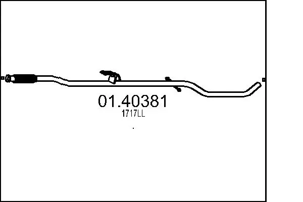 изпускателна тръба MTS                 