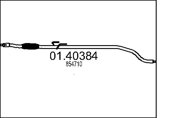 изпускателна тръба MTS                 