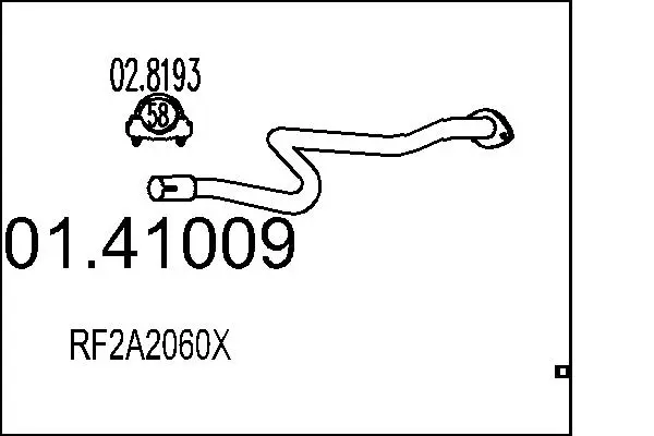 изпускателна тръба MTS                 