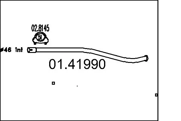 изпускателна тръба MTS                 
