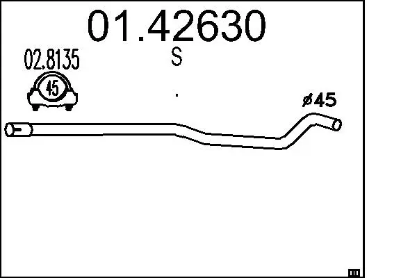 изпускателна тръба MTS                 