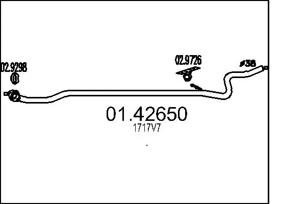 изпускателна тръба MTS                 