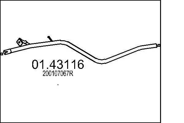 изпускателна тръба MTS                 