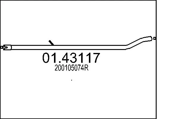 изпускателна тръба MTS                 