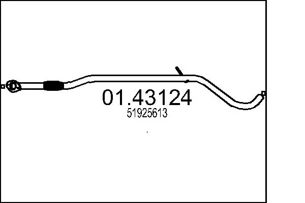 изпускателна тръба MTS                 