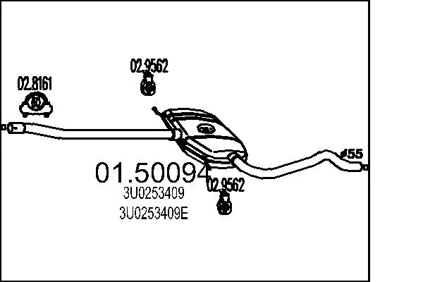 средно гърне MTS                 