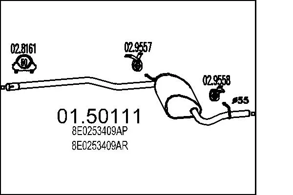 средно гърне MTS                 