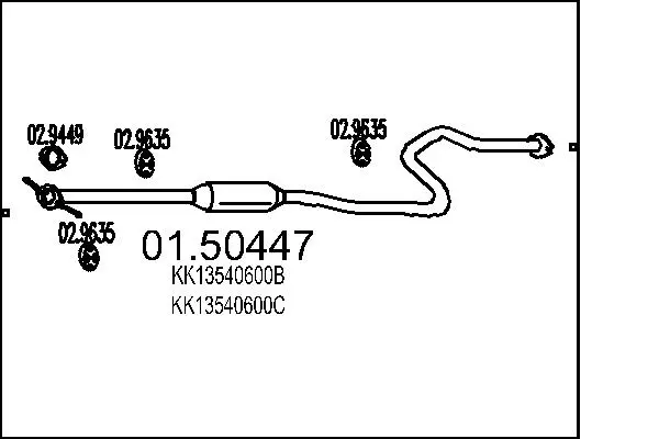 средно гърне MTS                 