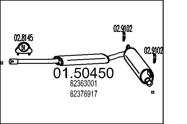 средно гърне MTS                 