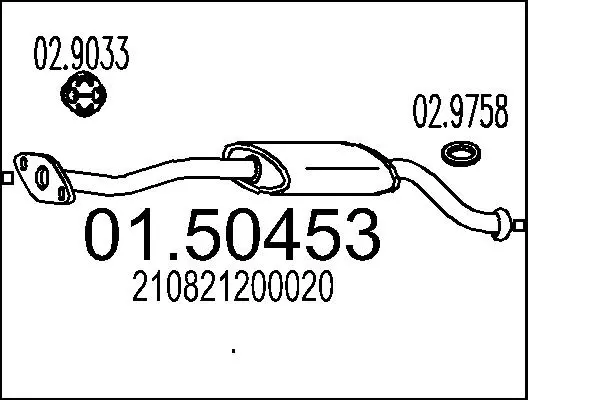 средно гърне MTS                 