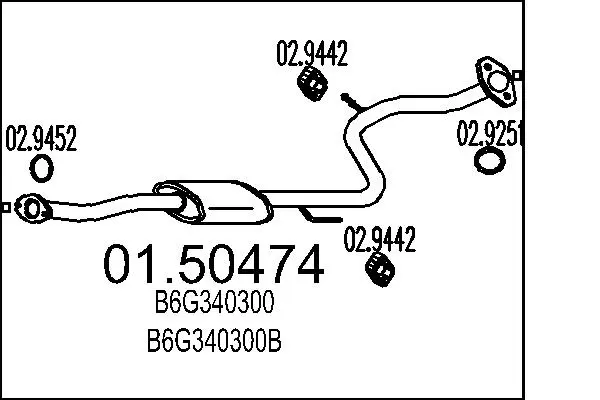 средно гърне MTS                 