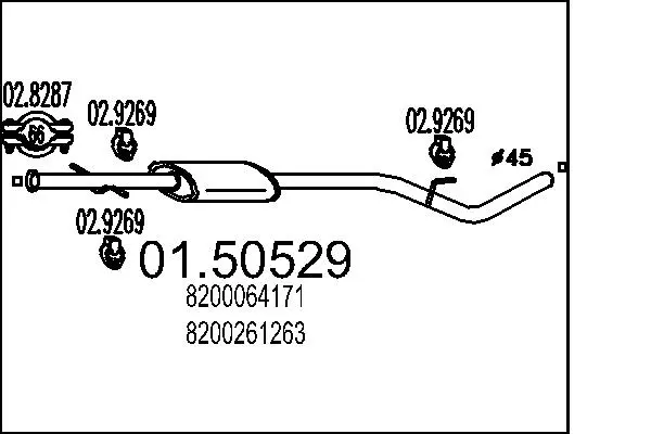средно гърне MTS                 