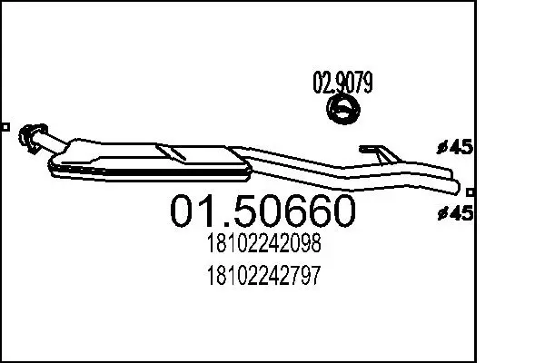 средно гърне MTS                 