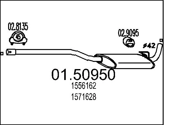 средно гърне MTS                 