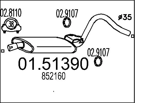 средно гърне MTS                 