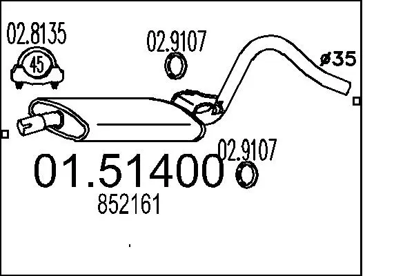 средно гърне MTS                 