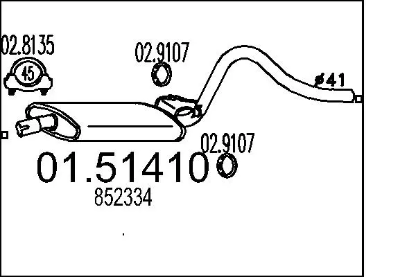 средно гърне MTS                 