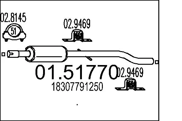 средно гърне MTS                 