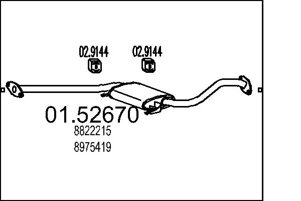 средно гърне MTS                 