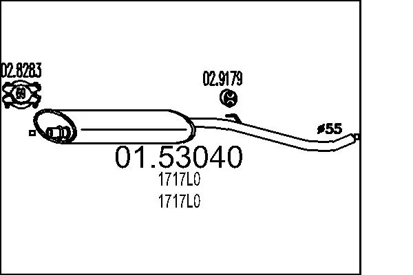средно гърне MTS                 