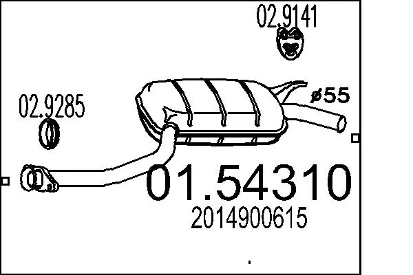 средно гърне MTS                 