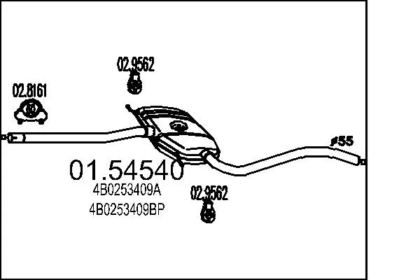 средно гърне MTS                 