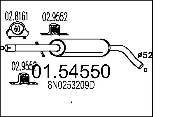 средно гърне MTS                 