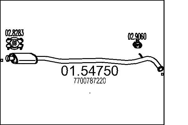 средно гърне MTS                 