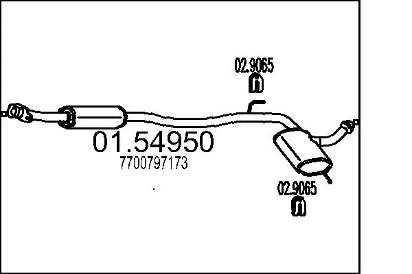 средно гърне MTS                 
