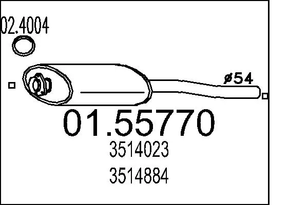 средно гърне MTS                 