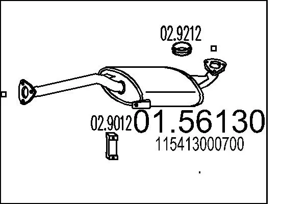 средно гърне MTS                 