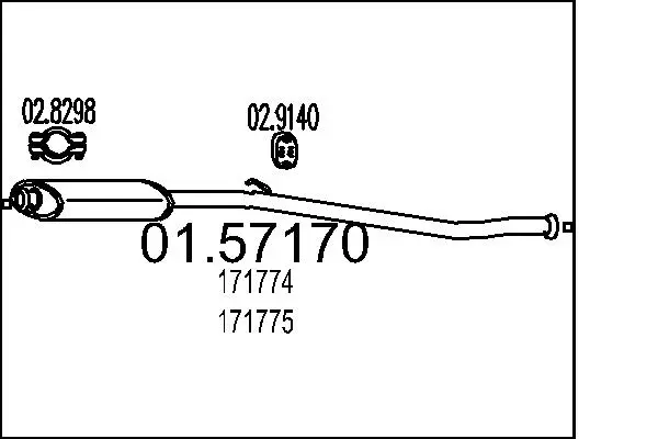 средно гърне MTS                 