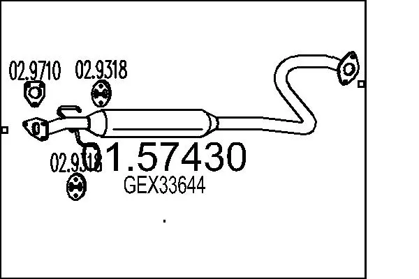 средно гърне MTS                 