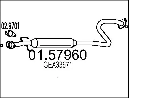 средно гърне MTS                 