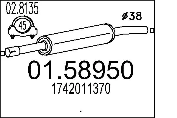 средно гърне MTS                 