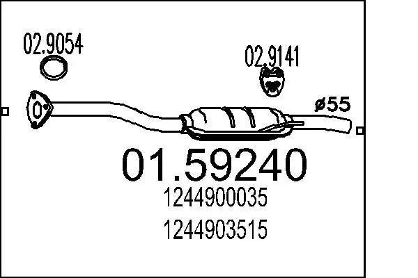 средно гърне MTS                 