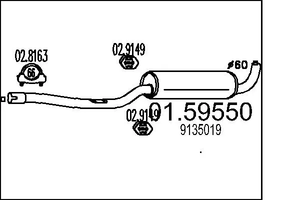 средно гърне MTS                 